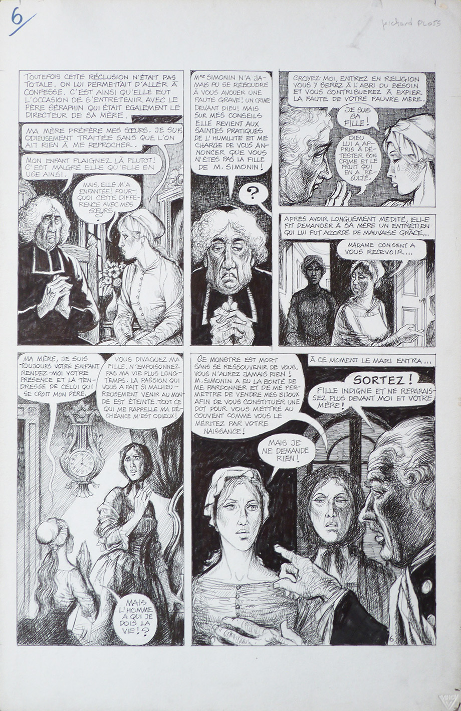 Pichard Georges | LA RELIGIEUSE | Original-Art.fr